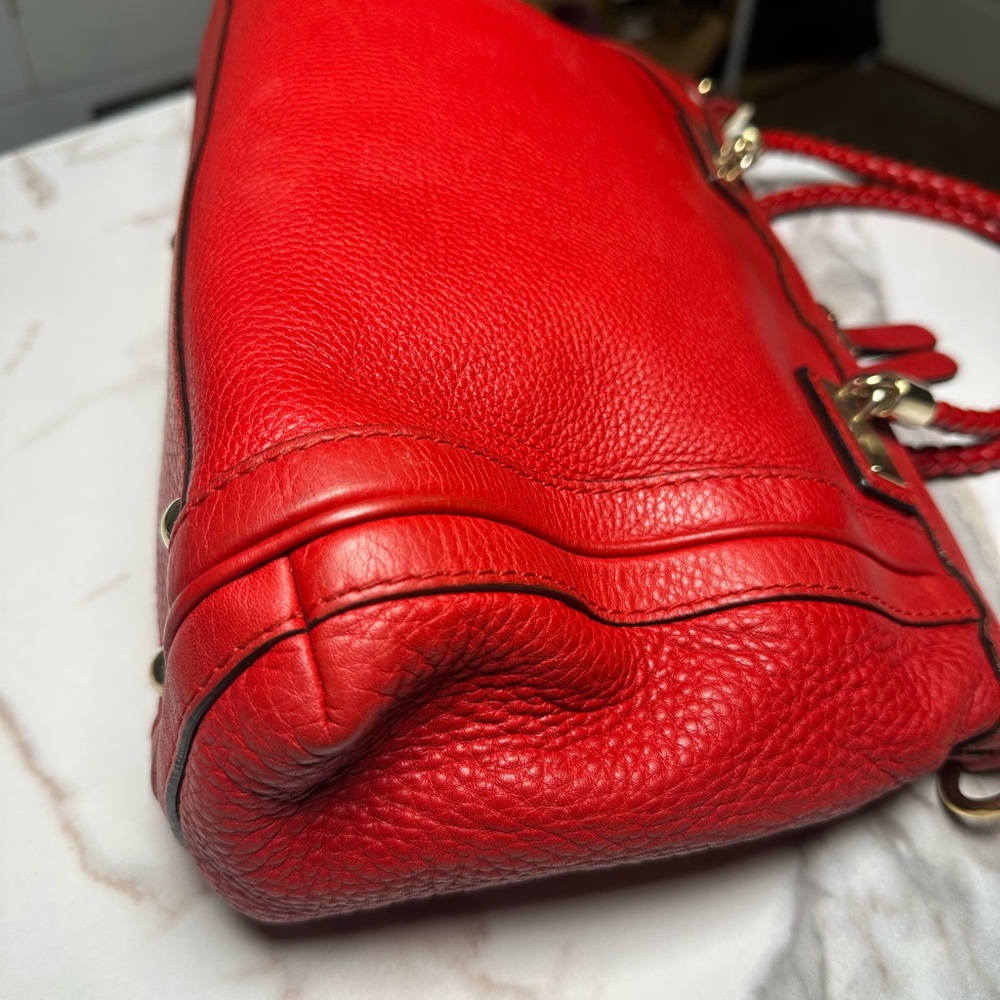 SOLD ❌ Gucci Red Leather 2 Way Bag - Picture 15 of 15